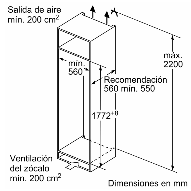 Heladera Panelable KIR81ADD0 - Bosch