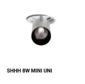 [06.78.3033.03] SHHH 8W Mini Uni Empotrable c/Cabezal Cilíndrico Blanco Texturizado - IDEA